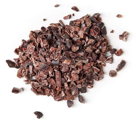 Nibs de cacao y vainas