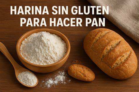 Harinas alternativas para pan sin gluten