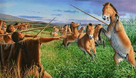 Caza de caballos en la prehistoria