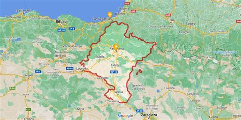 Mapa de Navarra destacando Legasa y el Valle de Bertizarana