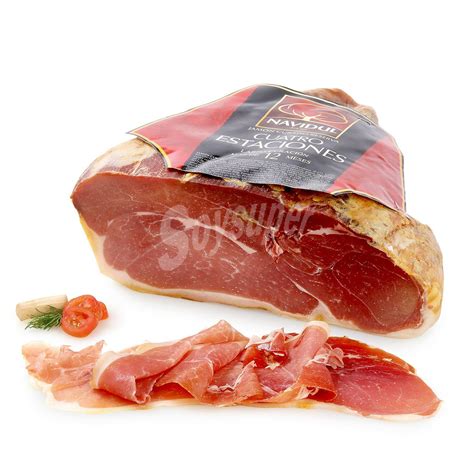 Corte de jamón curado