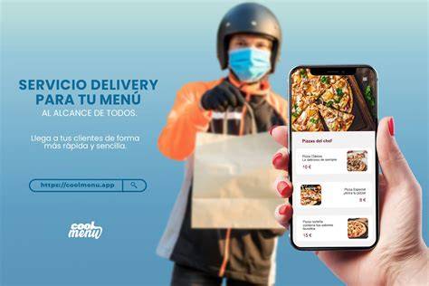 Infografía mostrando los beneficios de los servicios de entrega a domicilio