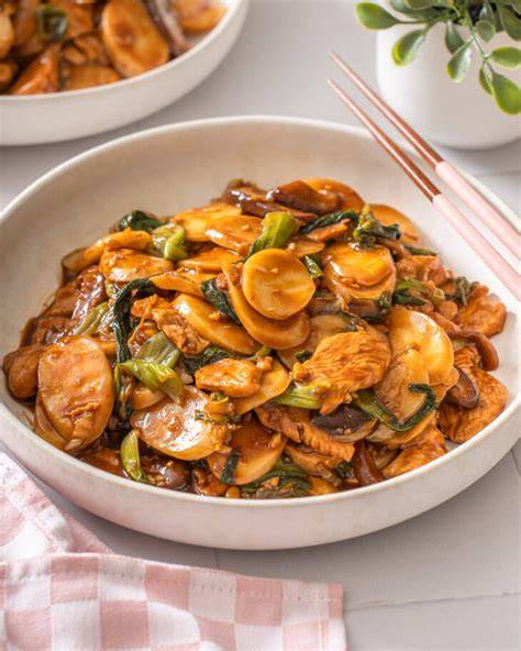 Ingredientes para Chao Nian Gao