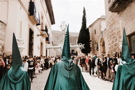 Vista de Baeza durante la Semana Santa