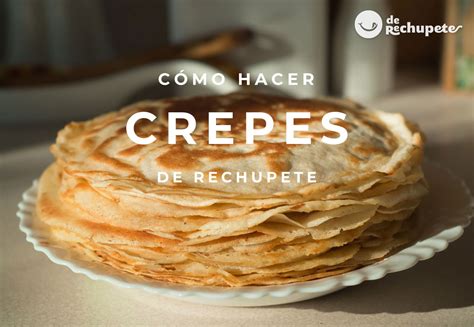 Infografía con consejos para hacer crepes