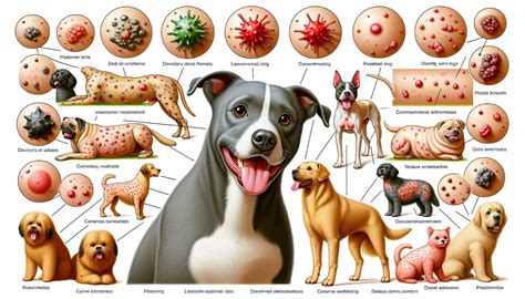 Ilustración comparando verrugas de gato y perro