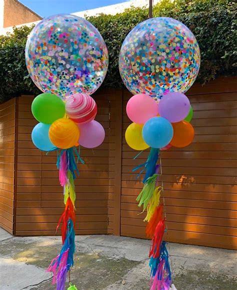 Globos decorativos para fiesta de cumpleaños