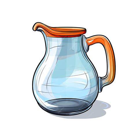 Ilustración de una jarra palomitera de vidrio de boro