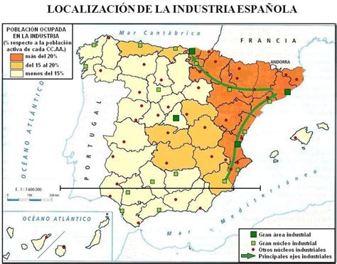 Mapa de la industria energética en Cataluña