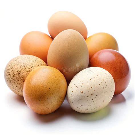 variedad de huevos Tenga expuestos sobre una superficie
