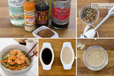 Ingredientes para la salsa teriyaki