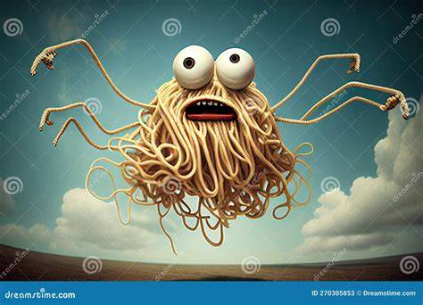 Ilustración de Monstruo Espagueti