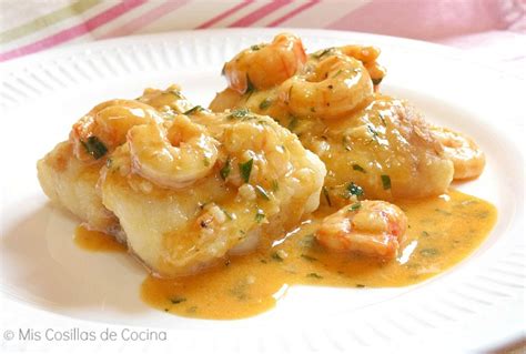Merluza fresca y gambas