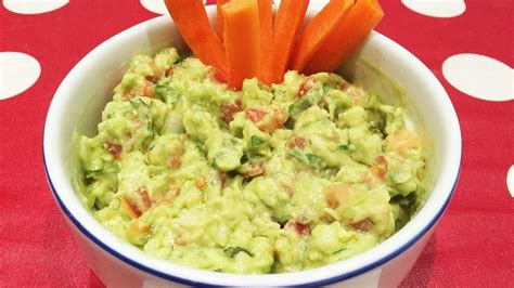 Guacamole con zanahoria y otros ingredientes