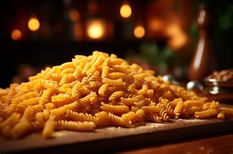 Plato de pasta gigante recién preparado