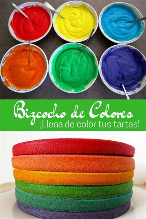 Bizcochos de colores en moldes antes de hornear