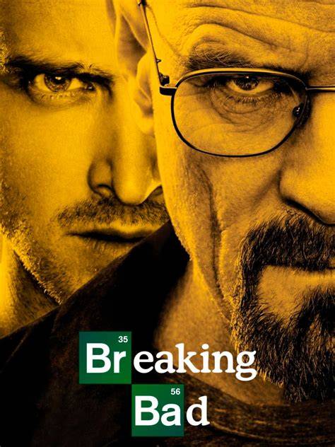 Poster de la segunda temporada de Breaking Bad con Walter White y Jesse Pinkman
