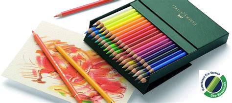 Lápices Polychromos de Faber-Castell en uso