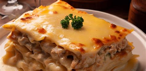 Lasaña con salsa bechamel