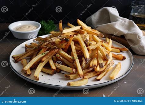 Patatas doradas, listas para montar el plato