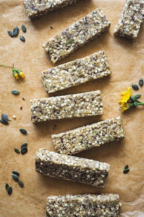 Barritas energéticas sin gluten y frutos secos