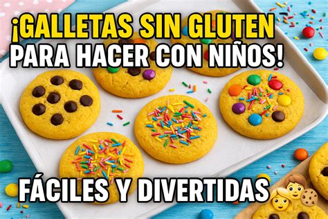Infografía con los ingredientes clave para galletas sin gluten