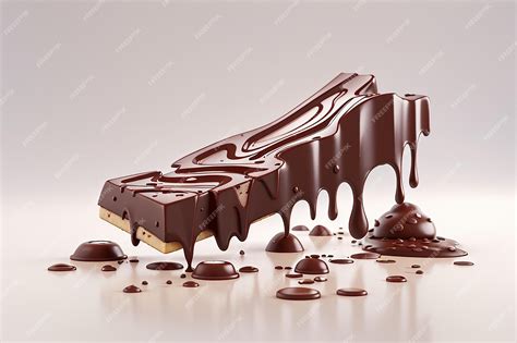 tableta de chocolate derretida y solidificada