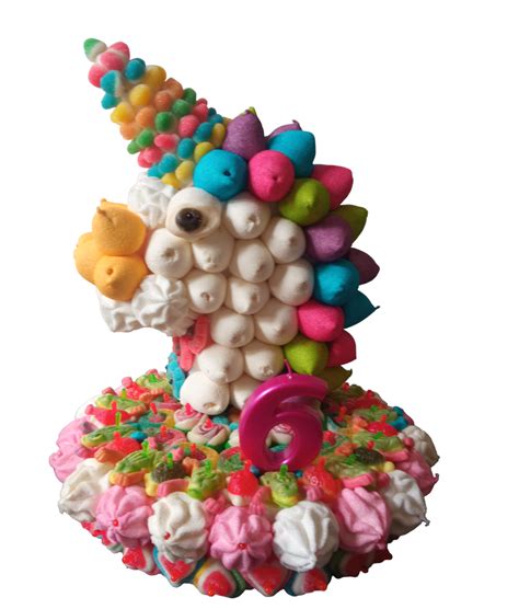Tabla de chuches populares para tartas y sus características