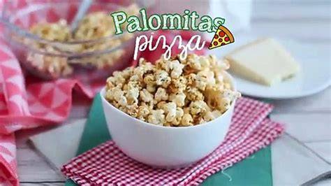 Ingredientes para palomitas con sabor a pizza