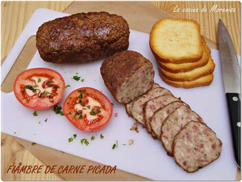 Ingredientes para fiambre de carne