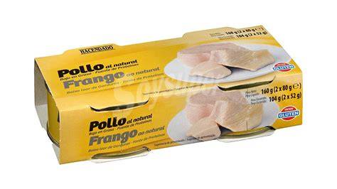Envasado de pechuga de pollo en lata