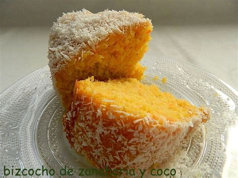 Ingredientes para bizcocho de zanahoria y coco