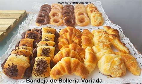 Ejemplos de bollería con masa quebrada