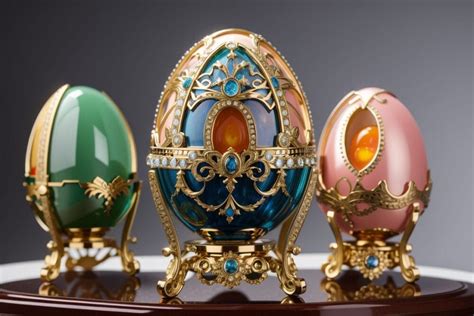 Detalle de esmaltado guilloché en un huevo Fabergé