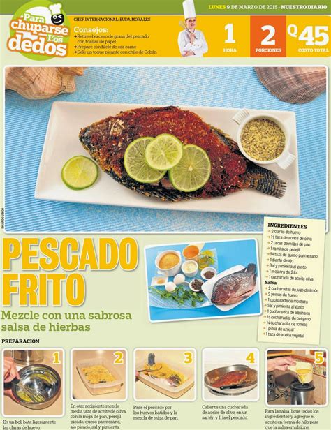 Ingredientes para pescado frito