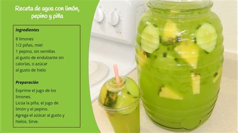 Ingredientes para preparar agua enzimática casera