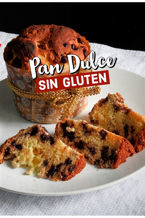 Pan dulce sin gluten terminado