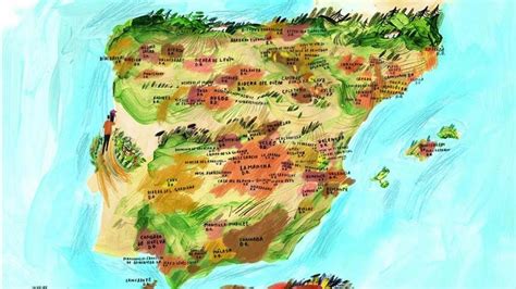 Mapa de España destacando la región de origen de Biogran