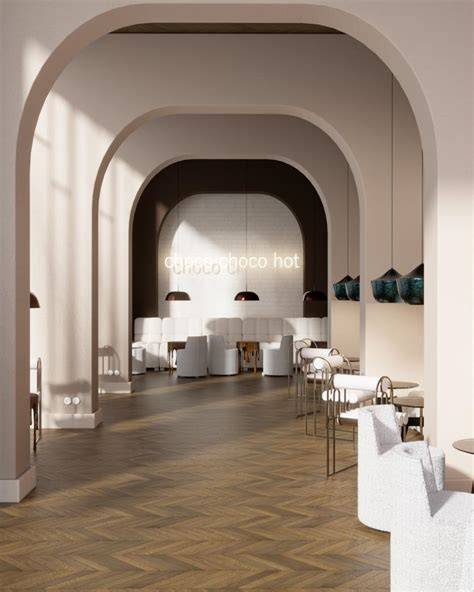 Interior moderno y elegante de Breizh Café