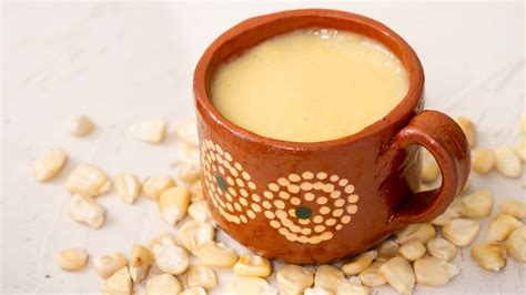 Ingredientes para el atole de maíz