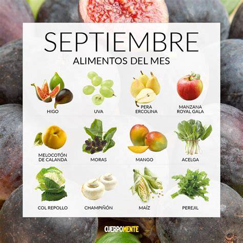 Calendario de frutas y verduras de temporada