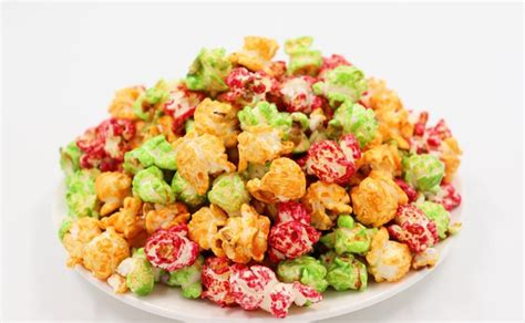 Palomitas dulces de colores