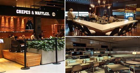 Interior de un restaurante Crepes & Waffles en Bogotá, mostrando su ambiente acogedor y detalles decorativos