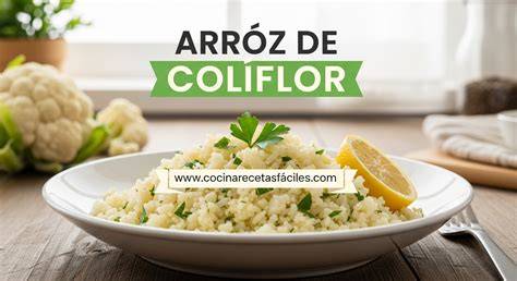 Imagen de arroz de coliflor preparado
