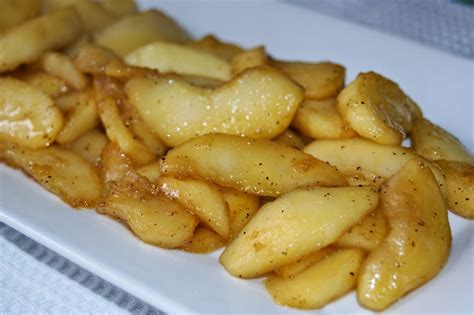 manzana caramelizada