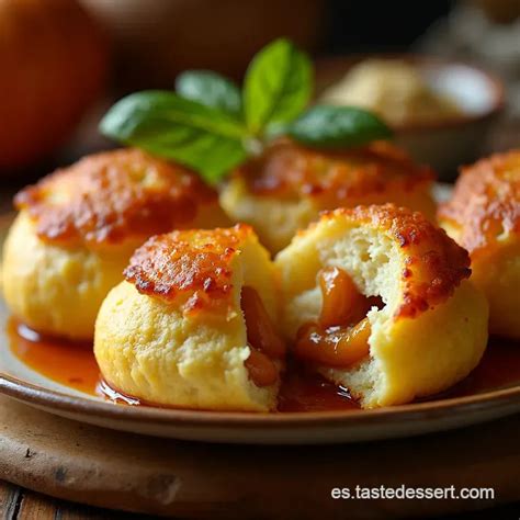 Formando las tortitas de papa rellenas