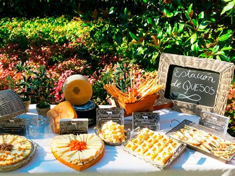 Ejemplo de mesa de quesos en boda