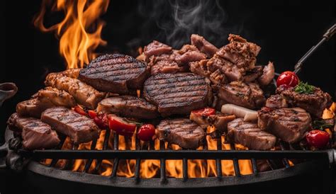 Variedad de carnes a la parrilla