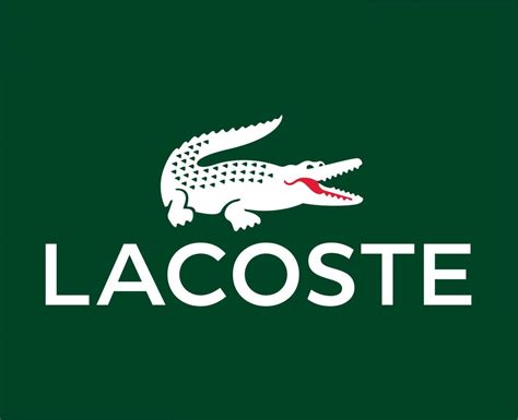 Logo y diseño de la marca Lacoste