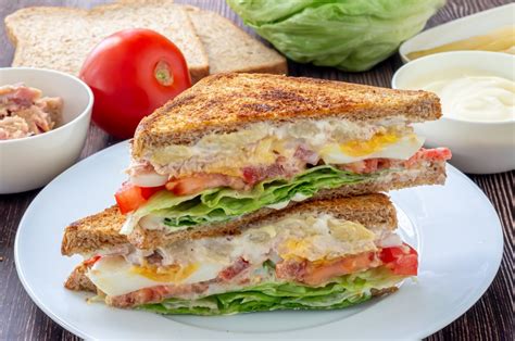 Sándwich vegetal casero